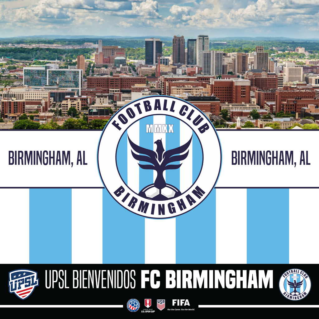 UPSL Anuncia Expansión de Alabama con FC Birmingham Azul City Premier FC